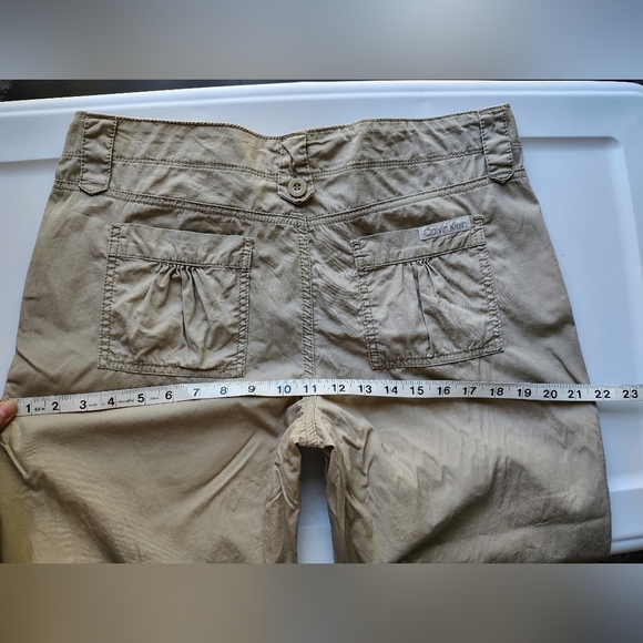 Calvin Klein Women's Capri Roll-Tab Shorts Utility Outdoor,Hiking sz 10,Cotton. - Picture 11 of 16